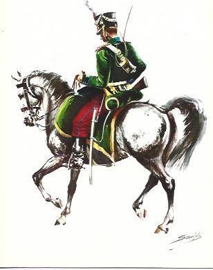 POSTAL A2476: Soldado del Regimiento Albuera
