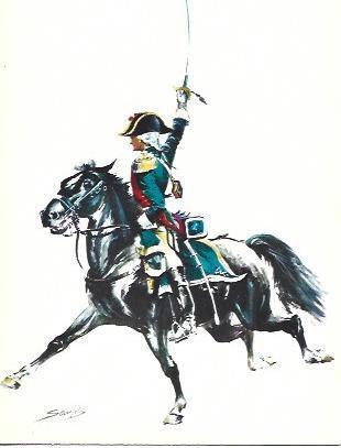 POSTAL A2470: Oficial del Regimiento del Infante