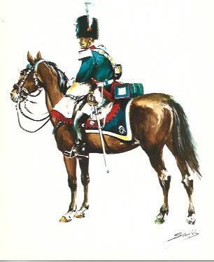 POSTAL A2468: Grandero de Caballeria de la Guardia Real