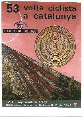 POSTAL A2436: Premio Banco de Bilbao Volta Catalunya 1973