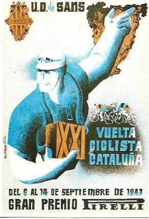 POSTAL A2404: Gran Premio Pirelli Volta a Catalunya 1941