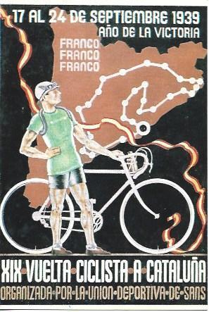 POSTAL A2402: 19 Volta Ciclista a Catalunya 1939