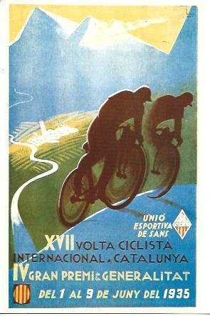 POSTAL A2400: Volta a Catalunya 1935