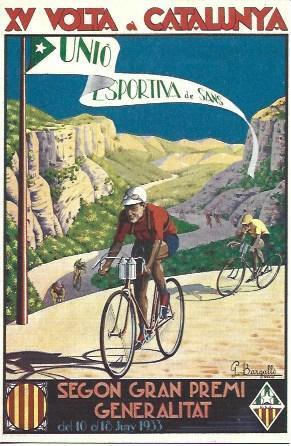 POSTAL A2398: XV Volta a Catalunya 1933