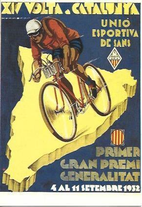 POSTAL A2397: Primer Gran Premi Generalitat Volta a Catalunya 1932