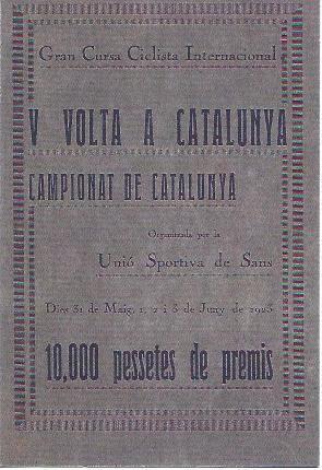 POSTAL A2388 V Volta a Catalunya 1923