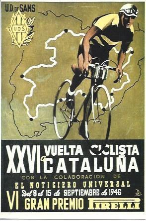 POSTAL A2409: 1946 Vuelta a Catalunya