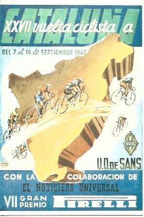 POSTAL A2410: Vuelta Ciclista a Catalunya 1947