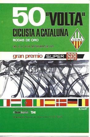 POSTAL A2433: 50 Volta Ciclista a Catalunya 1970