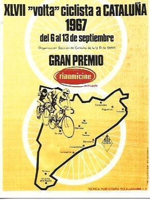 POSTAL A2430: Volta a Catalunya Premio Rinomicine 1967