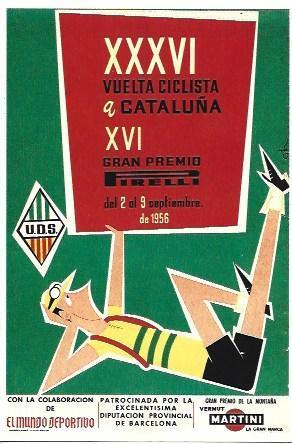 POSTAL A2419: XXXVI Volta a Catalunya 1956