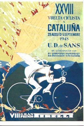 POSTAL A2411: XXVII Vuelta a Catalunya por UD Sans
