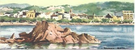 POSTAL A2551: Sant Feliu de Guixols, por Ramon Reig
