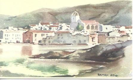 POSTAL A2542: Ramon Reig. Vista general de Port de la Selva