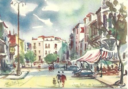 POSTAL A2577: Sant Feliu de Guixols, por Ramon Reig