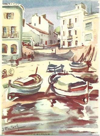 POSTAL A2573: Ramon Reig, playa de Calella