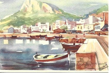 POSTAL A2570: Vista general de L'Estartit, por Ramon Reig