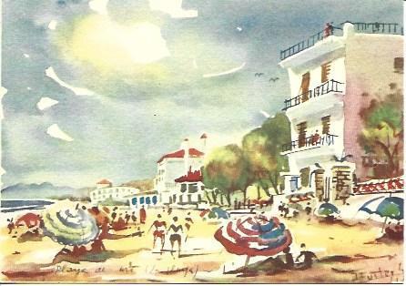 POSTAL A2563: Ramon Reig. Platja D'Aro