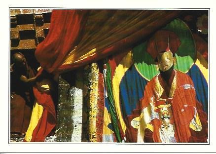 POSTAL A2503: Fiesta del monasterio de Hemis en India