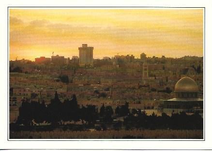 POSTAL A2498: Vista de Jerusalen