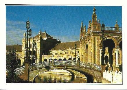 POSTAL A2490: Plaza de España en Sevilla