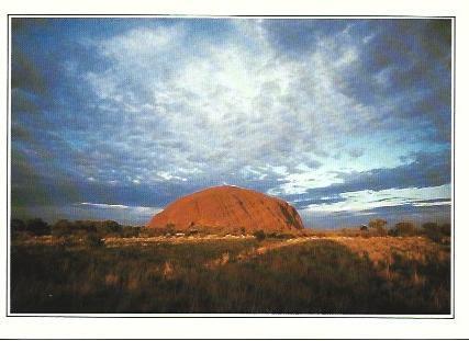 POSTAL A2512: Monadnock de Ayers Rock en Australia