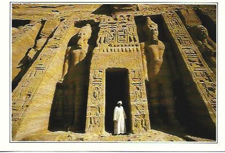 POSTAL A2533: Templo de Nefertari en Abu Simbel, Egipto