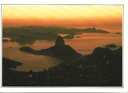 POSTAL A2529: Bahia de Guanabara en Brasil