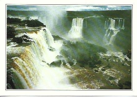 POSTAL A2527: Las cataratas de Iguazu en Argentina