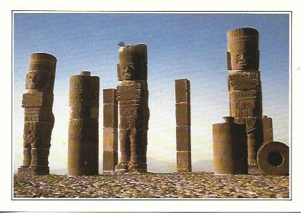 POSTAL A2524: Guerreros Toltecas en Tula, Mexico