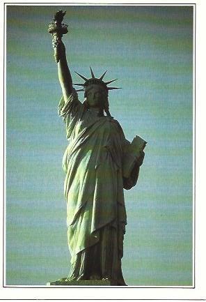 POSTAL A2518: La estatua de la Libertad en Nueva York