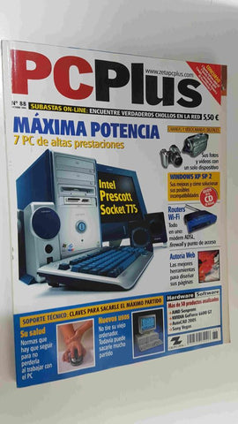 Revista PC Plus nº 88 nov 2004. NO INCLUYE CD-Rom. Salud (normas que hay que seguir para no perderla al trabajar con el PC)