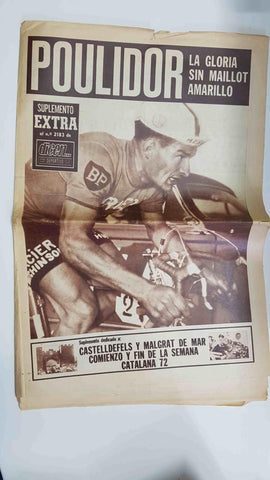 Suplemento Extra al num 2183 del diario Dicen, 11 febrero de 1972. SOLO ESTÁN LAS PÁGINAS DE LA 23 A LA 38 - Poulidor la gloria sin maillot amarillo. 