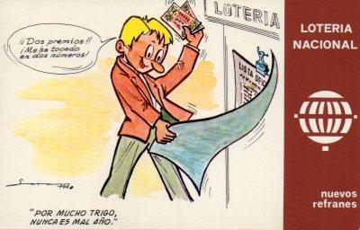 POSTAL PV02131: Loteria Nacional nuevos refranes serie K num. 12