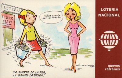 POSTAL PV02132: Loteria Nacional nuevos refranes serie K num. 11