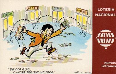 POSTAL PV02134: Loteria Nacional nuevos refranes serie K num. 9