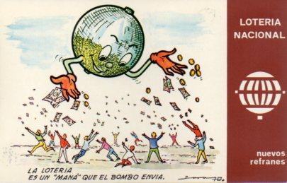POSTAL PV02136: Loteria Nacional nuevos refranes serie K num. 7