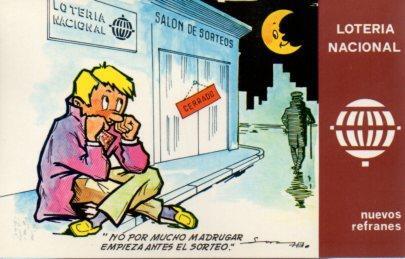 POSTAL PV02140: Loteria Nacional nuevos refranes serie K num. 3