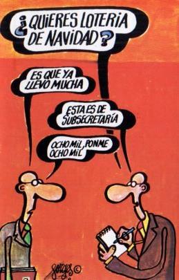 POSTAL PV02150: Loteria Nacional Forges dibujos humoristicos serie G num. 4/12
