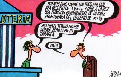POSTAL PV02151: Loteria Nacional Forges dibujos humoristicos serie G num. 10/12