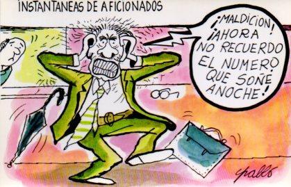 POSTAL PV02223: Loteria Nacional. Dibujos humoristicos por Pablo, Serie P num. 2/12