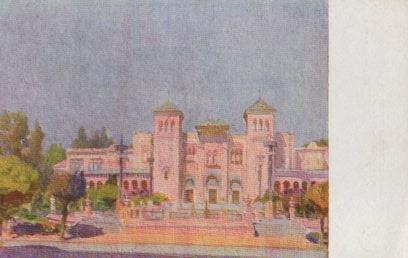 POSTAL PV02240: Palacio de arte antiguo, Exposicion Ibero-Americana Sevilla