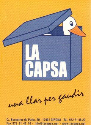 POSTAL PV02127: Publicidad La Capsa, Girona