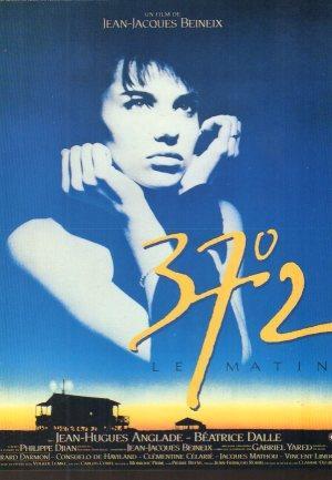 POSTAL PV02053: Publicidad 37º 2 Le Matin 1986 film de Jean Jacques Beineix 