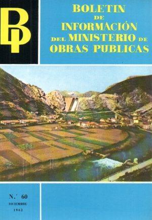 POSTAL PV02004: Boletin Informacion Ministerio de Obras publicas num. 60 diciembre 1962