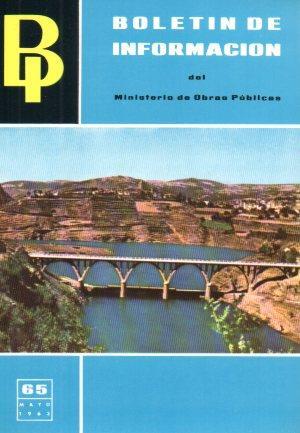 POSTAL PV02007: Boletin Informacion Ministerio de Obras publicas num. 65 mayo 1965