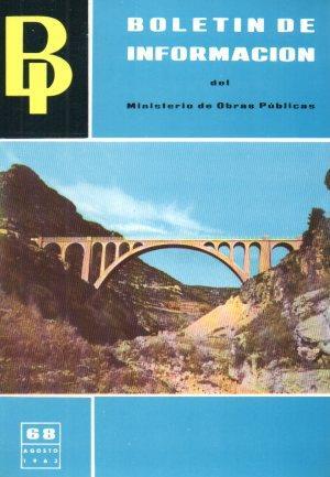 POSTAL PV02010: Boletin Informacion Ministerio de Obras publicas num 68 agosto 1963