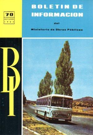 POSTAL PV02011: Boletin Informacion Ministerio de Obras publicas num 70 octubre 1963