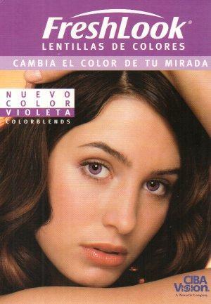 POSTAL PV02015: Publicidad Freshlook lentillas de colores