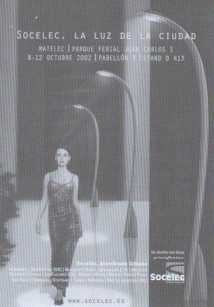 POSTAL PV02102: Publicidad Socelec La luz de la ciudad 2002